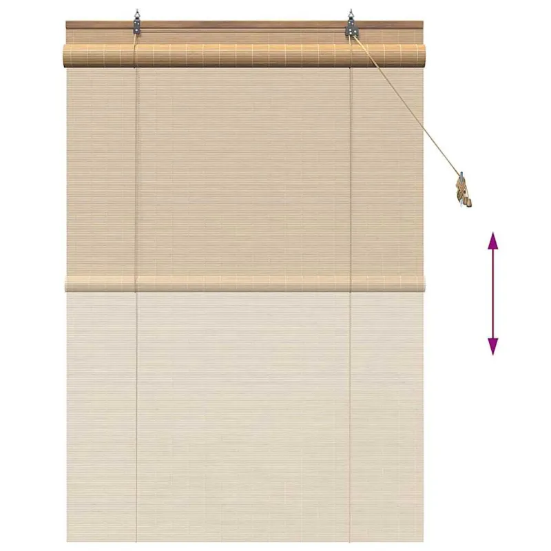 Roletas Ruda 120 x 160 cm Bambukas