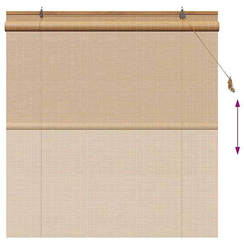 Roletas Ruda 140 x 160 cm Bambukas