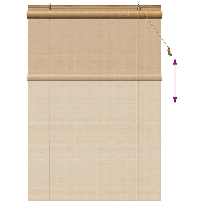 Roletas Ruda 150 x 220 cm Bambukas