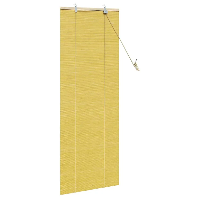 Roletas Geltona 60 x 160 cm Bambukas