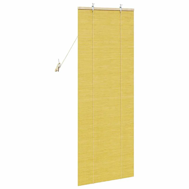 Roletas Geltona 60 x 160 cm Bambukas