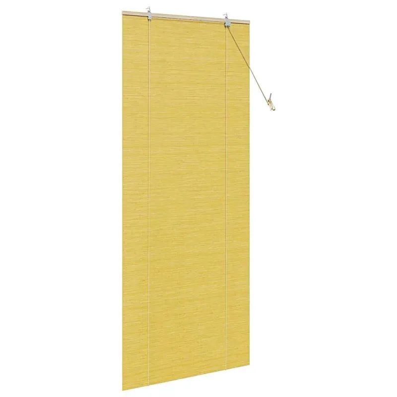 Roletas Geltona 90 x 220 cm Bambukas