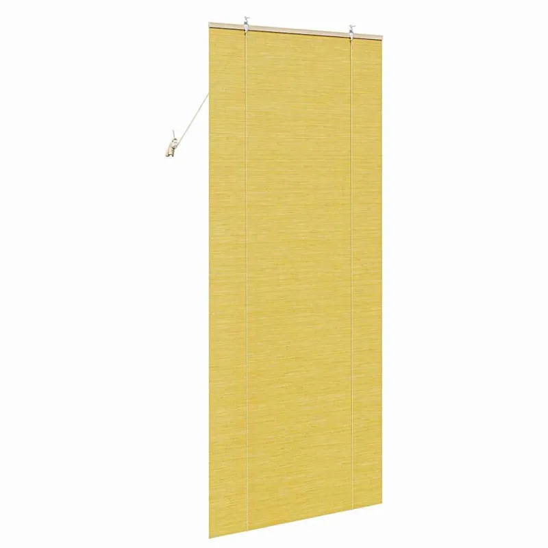 Roletas Geltona 90 x 220 cm Bambukas