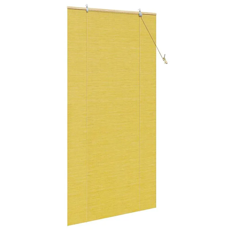 Roletas Geltona 100 x 220 cm Bambukas
