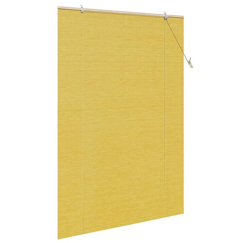 Roletas Geltona 150 x 220 cm Bambukas