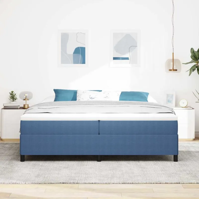 Kiemas lova Mėlyna 200 x 200 cm Kordūrinis audinys
