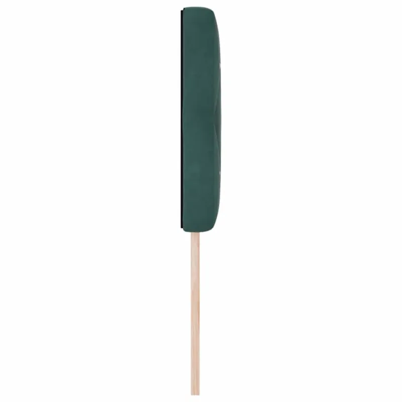 Galvūgalis Tamsiai žalia 80 cm Aksomas