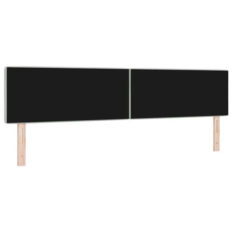 Galvūgalis Šviesiai pilka 200 cm Aksomas
