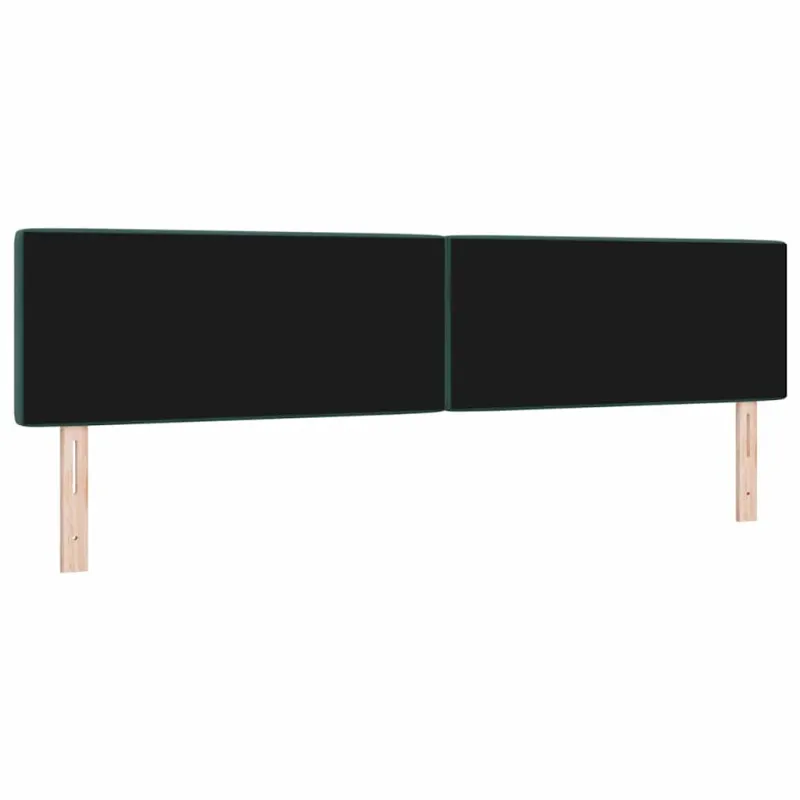Galvūgalis Tamsiai žalia 200 cm Aksomas