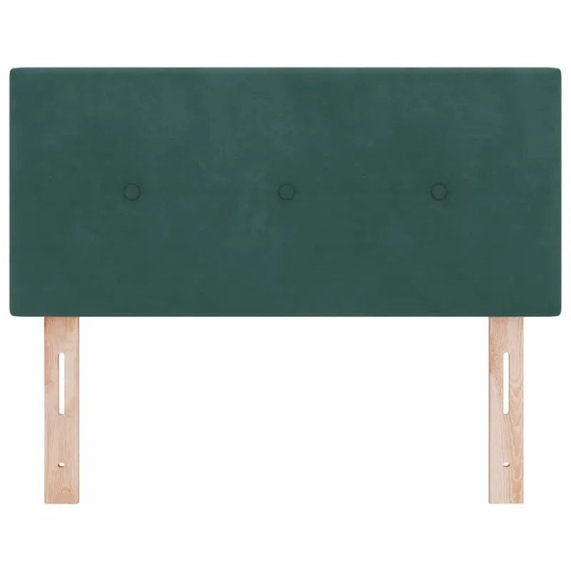 Galvūgalis Tamsiai žalia 90 cm Aksomas