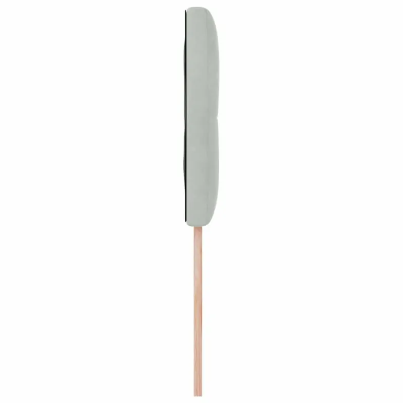 Galvūgalis Šviesiai pilka 100 cm Aksomas