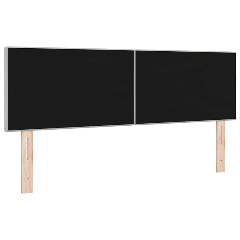 Galvūgalis Šviesiai pilka 144 cm Aksomas