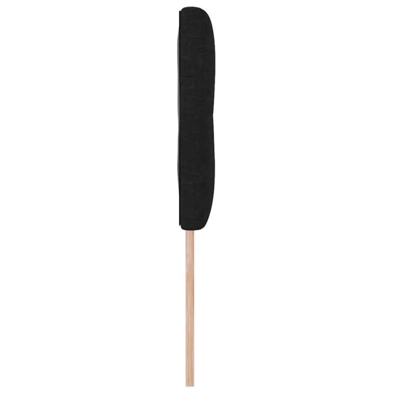 Aukščio reguliuojamas atlošas Juodas 160 cm audinys