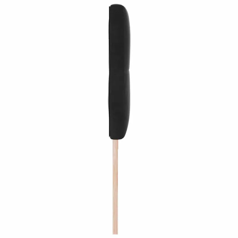 Galvūgalis Juodas 200 cm Aksomas