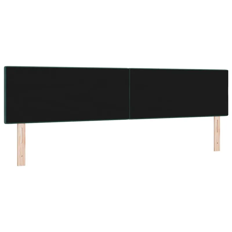 Galvūgalis Tamsiai žalia 200 cm Aksomas