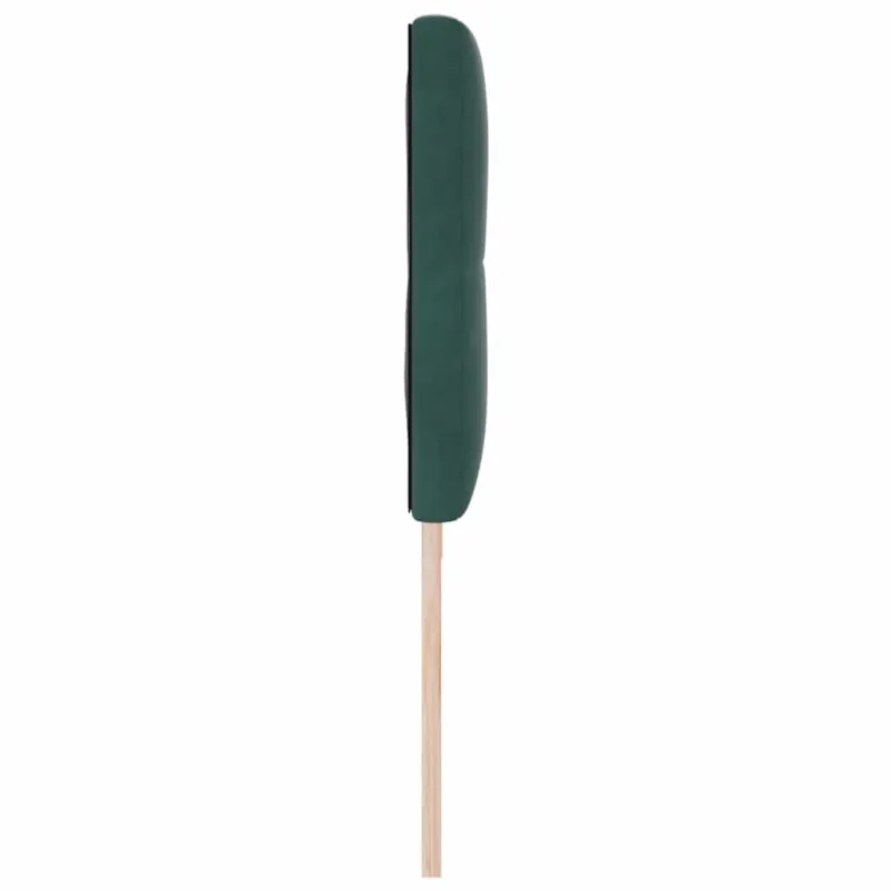 Galvūgalis Tamsiai žalia 200 cm Aksomas