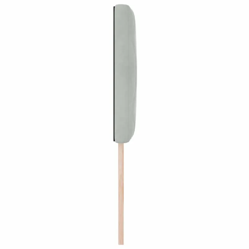 Galvūgalis Šviesiai pilka 80 cm Aksomas