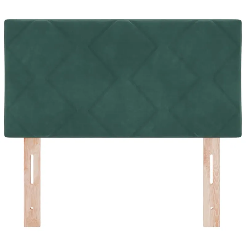 Galvūgalis Tamsiai žalia 80 cm Aksomas