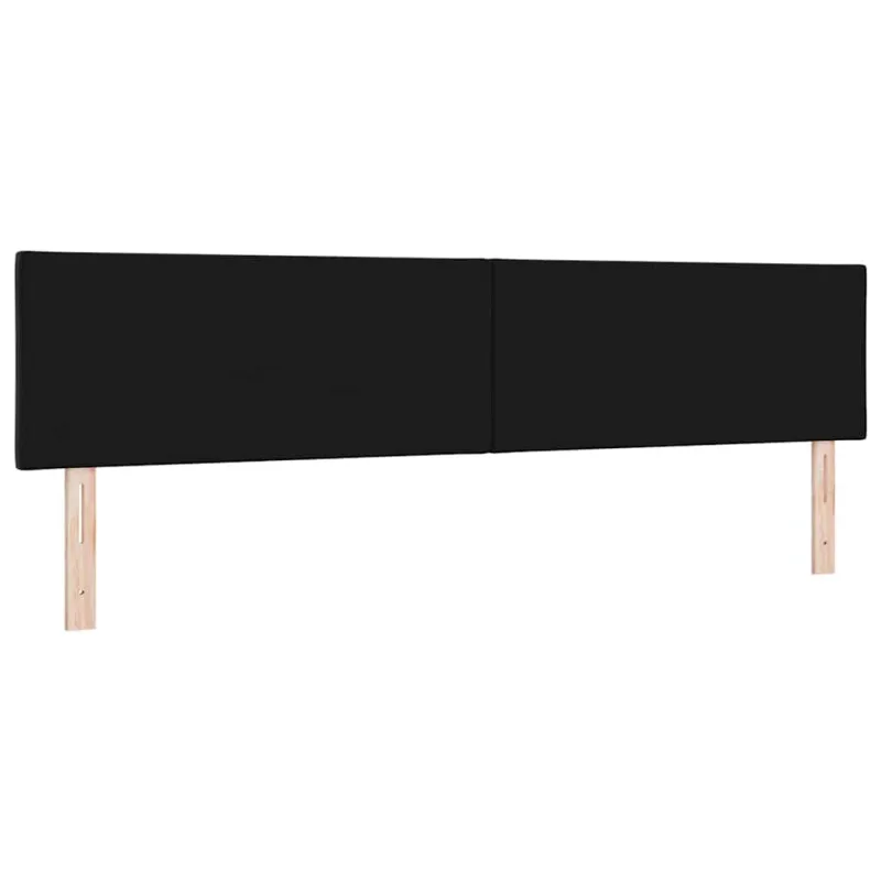 Galvūgalis Juodas 200 cm Aksomas