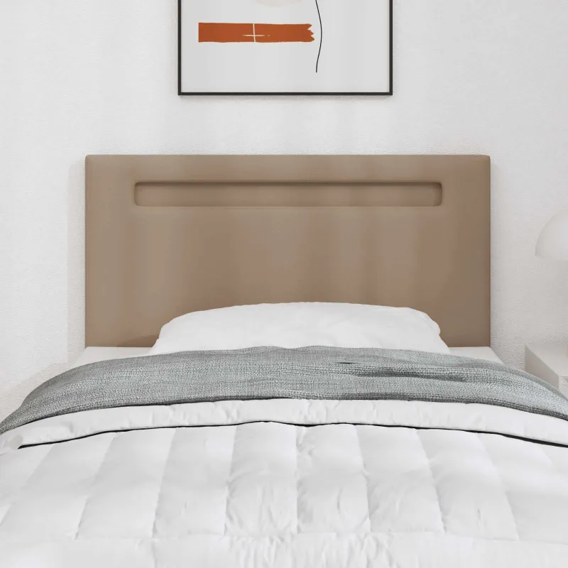 LED galvūgalis Kapučino 90 cm Dirbtinė oda
