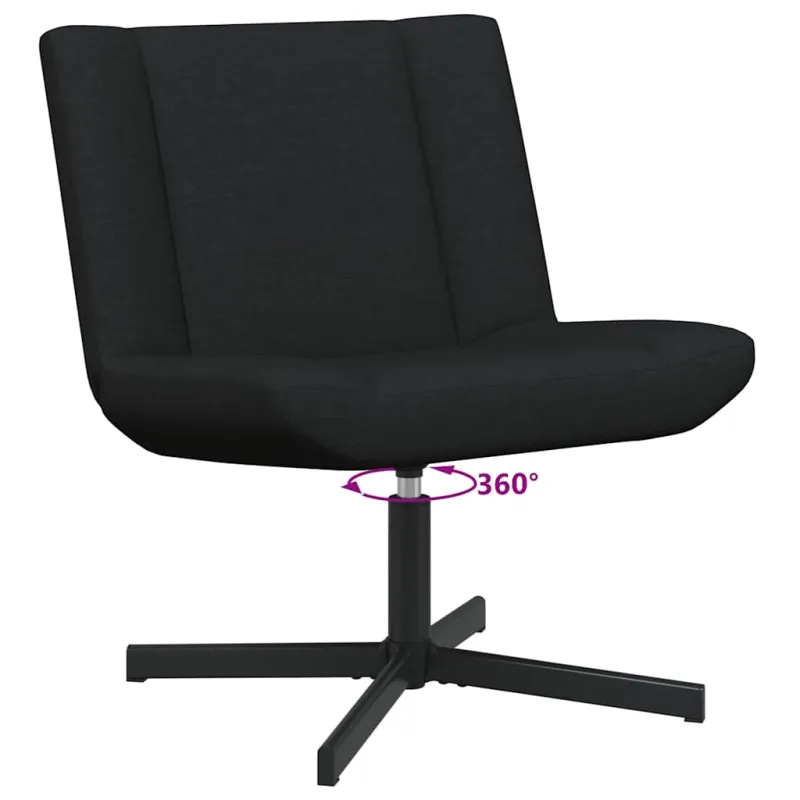 Sukamasis krėslas Juoda 63 x 75 x 76 cm audinys