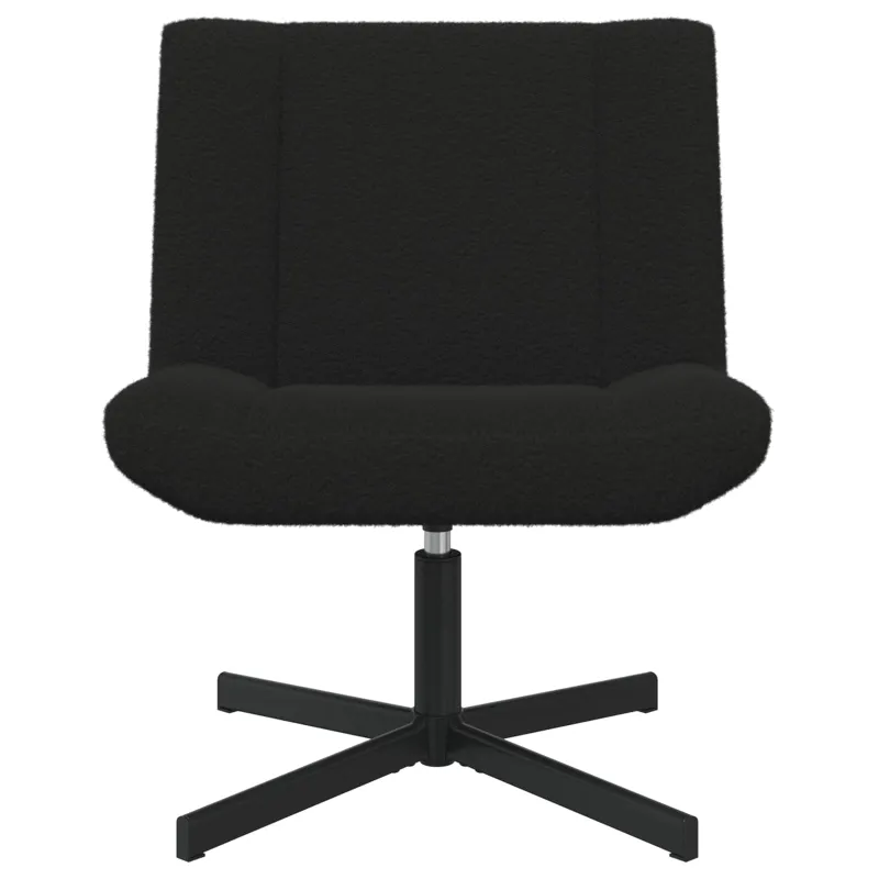 Sukamasis krėslas Juoda 63 x 75 x 76 cm Avikailis