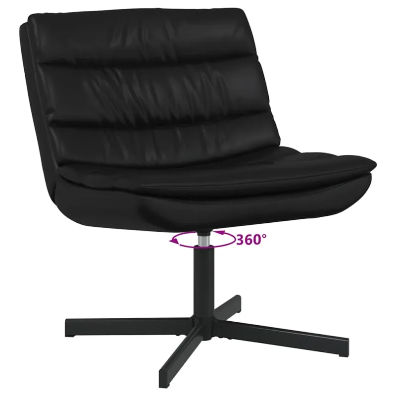 Sukamasis krėslas Juoda 63 x 75 x 76 cm PU