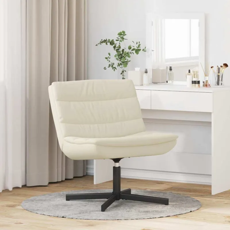 Sukamasis krėslas Kreminė 63 x 75 x 76 cm PU