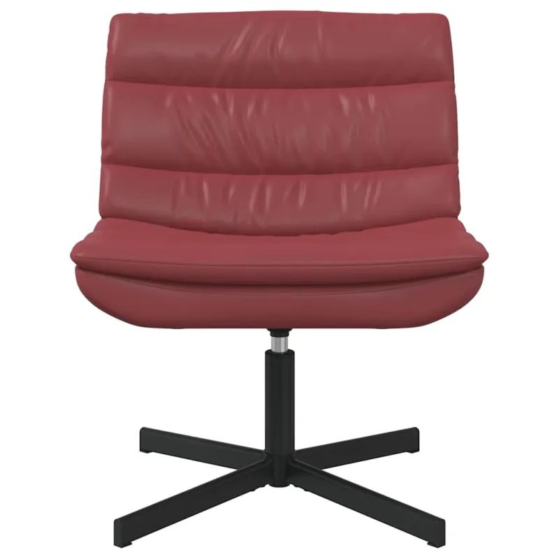Sukamasis krėslas Vyno raudona 63 x 75 x 76 cm PU