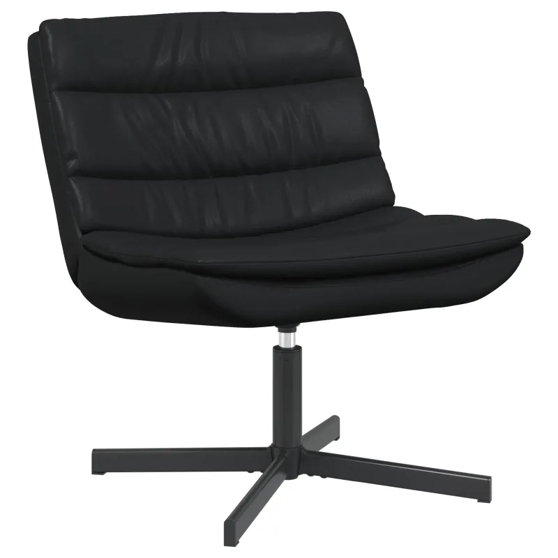 Sukamasis krėslas Juoda 63 x 75 x 76 cm Blizgantis PU