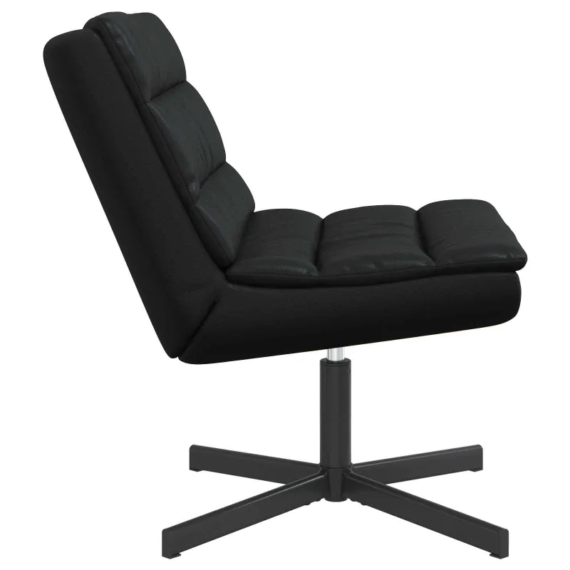 Sukamasis krėslas Juoda 63 x 75 x 76 cm Blizgantis PU