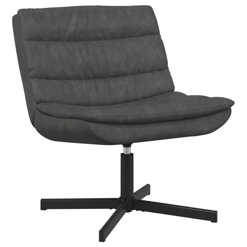 Sukamasis krėslas Juoda 63 x 75 x 76 cm Antikinis PU
