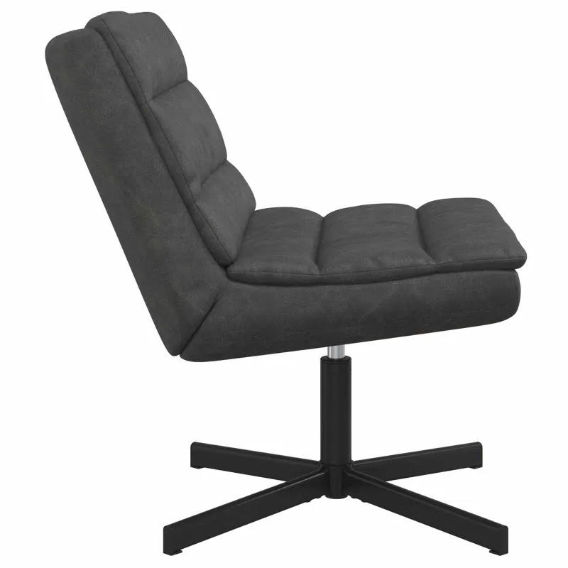 Sukamasis krėslas Juoda 63 x 75 x 76 cm Antikinis PU