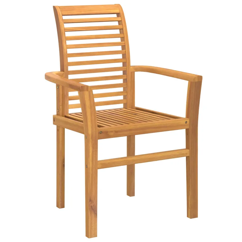 Valgomasis krėslas 4 pcs Ruda 62 x 55 x 94 cm Kieto teka medžio