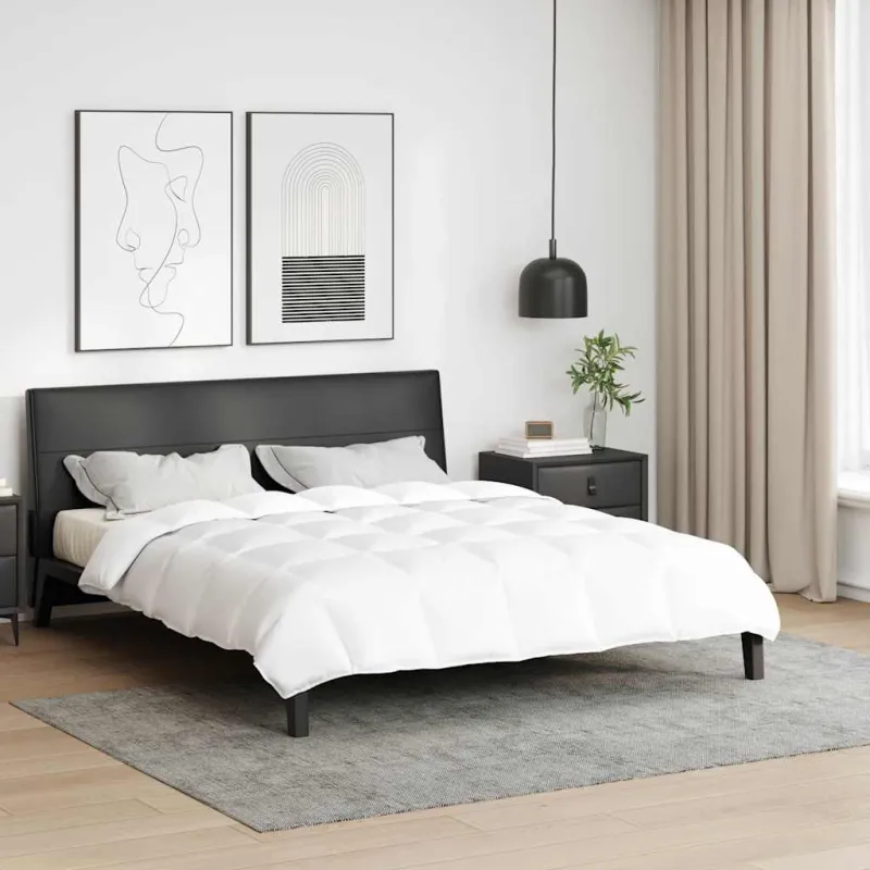 Antklodė Balta 200 x 200 cm Plunksna