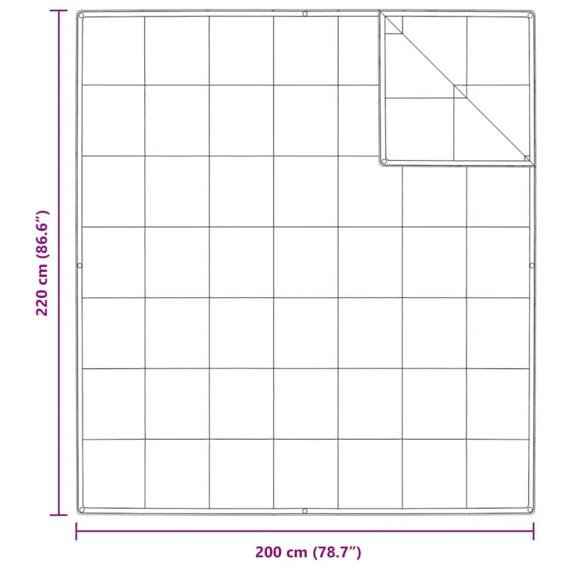 2-in-1 Antklodė Balta 200 x 220 cm Plunksna