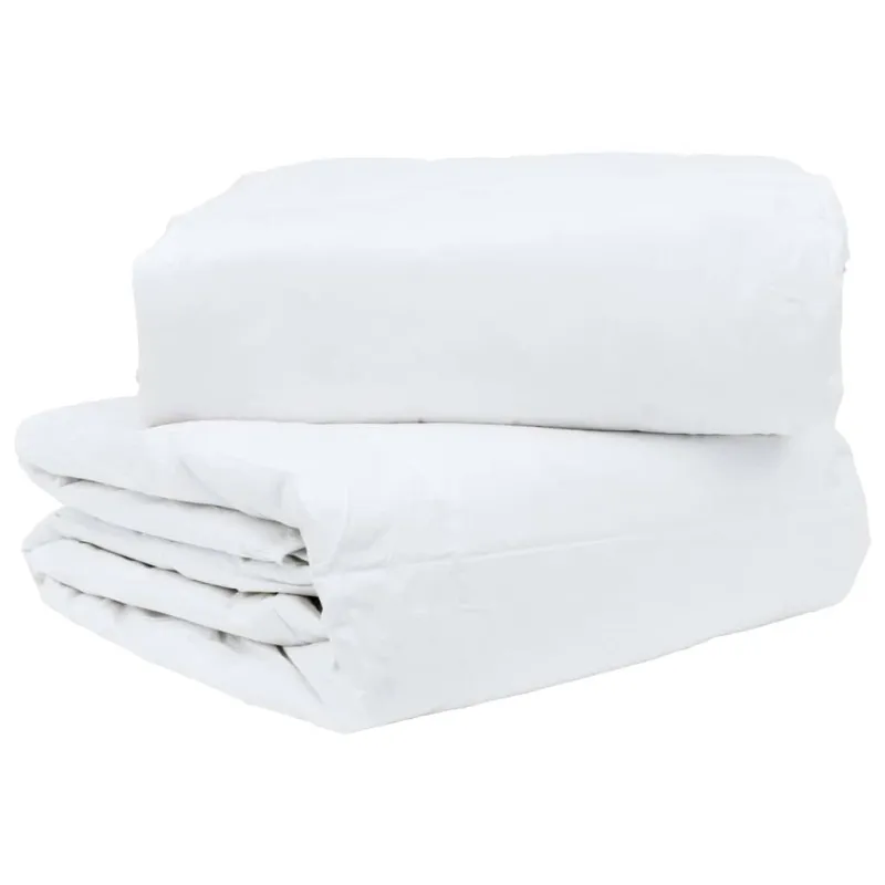 2-in-1 Antklodė Balta 240 x 220 cm Plunksna