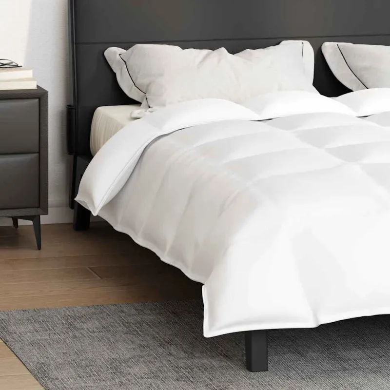 2-in-1 Antklodė Balta 240 x 220 cm Plunksna