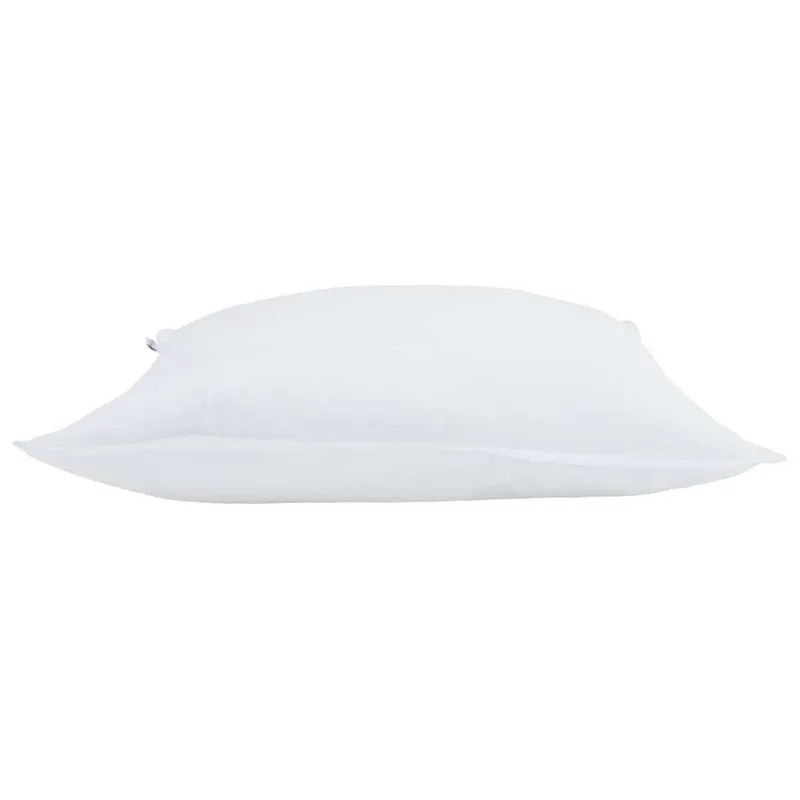 Pagalvė su pagalve 2 pcs Balta 40 x 40 cm Plunksna