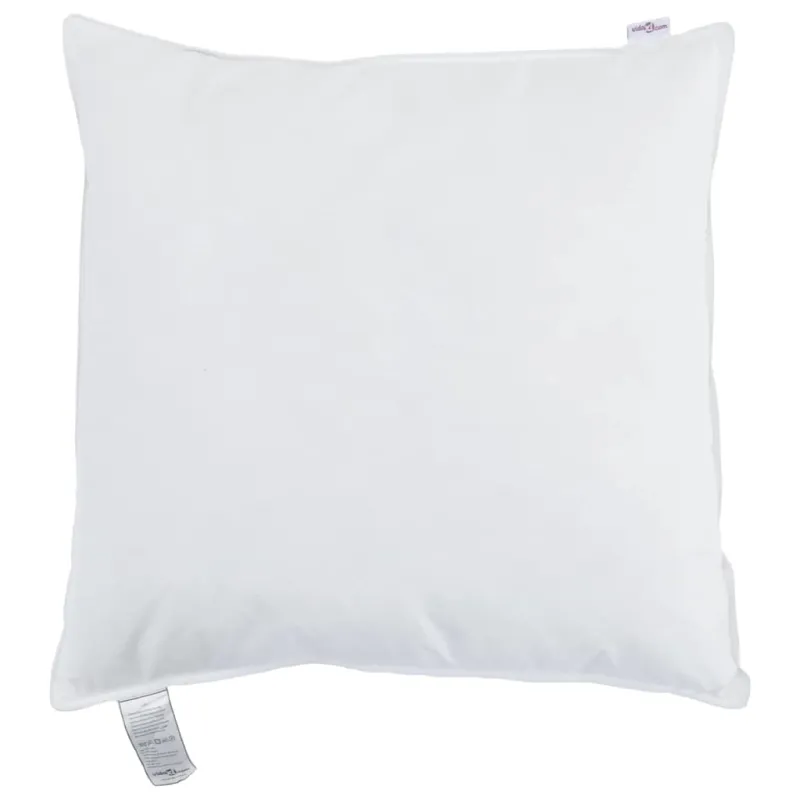 Pagalvė su pagalve 2 pcs Balta 60 x 60 cm Plunksna