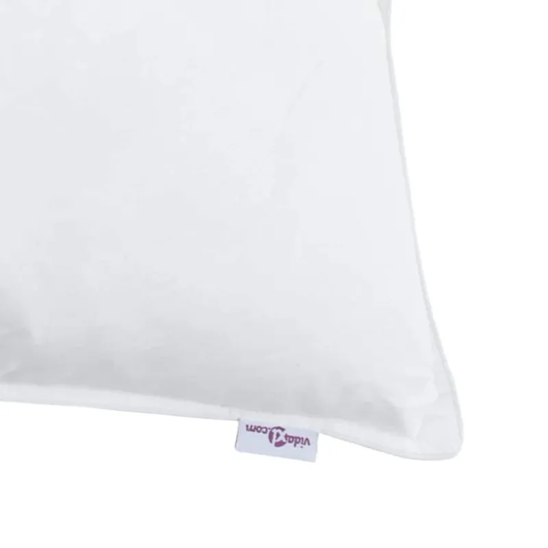 Pagalvė su pagalve 2 pcs Balta 70 x 90 cm Plunksna