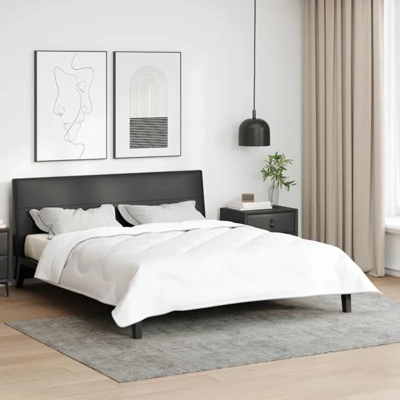 2-in-1 Antklodė Balta 260 x 220 x 10 cm Poliesteris