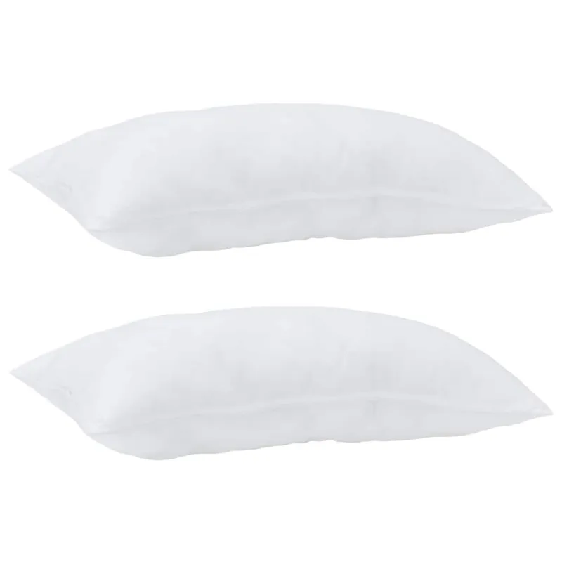 Pagalvė 2 pcs Balta 80 x 40 x 20 cm Medvilnė ir poliesteris