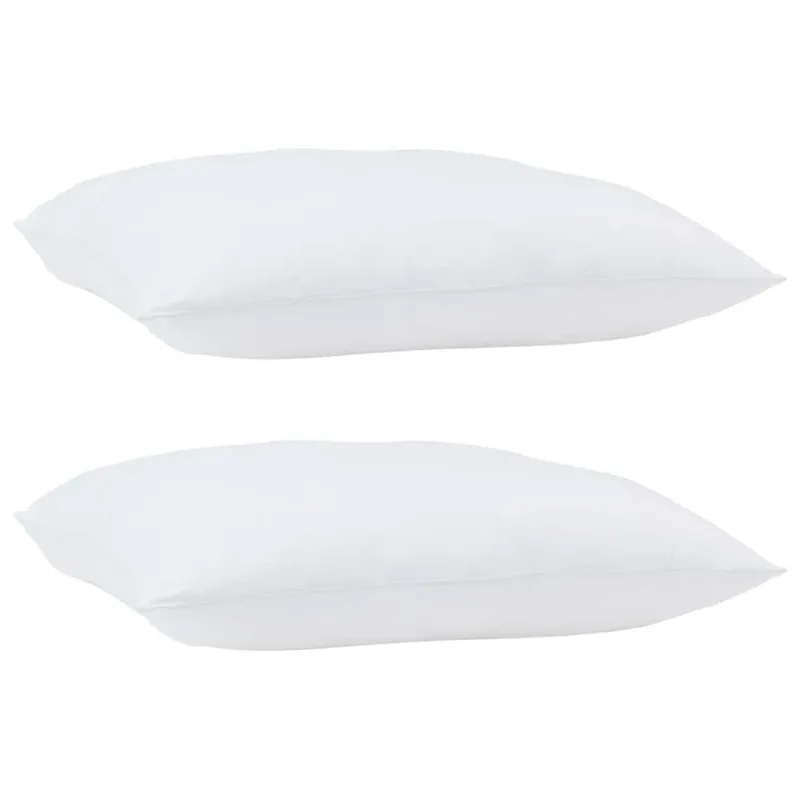 Pagalvė 2 pcs Balta 70 x 60 x 20 cm Medvilnė ir poliesteris