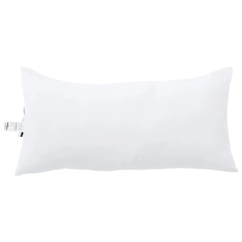 Pagalvė su pagalve 2 pcs Balta 81 x 42 x 20 cm Poliesteris
