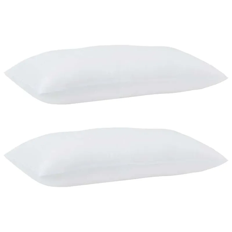 Pagalvė su pagalve 2 pcs Balta 81 x 42 x 20 cm Poliesteris