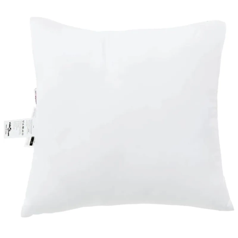 Pagalvė su pagalve 2 pcs Balta 60 x 60 x 20 cm Poliesteris