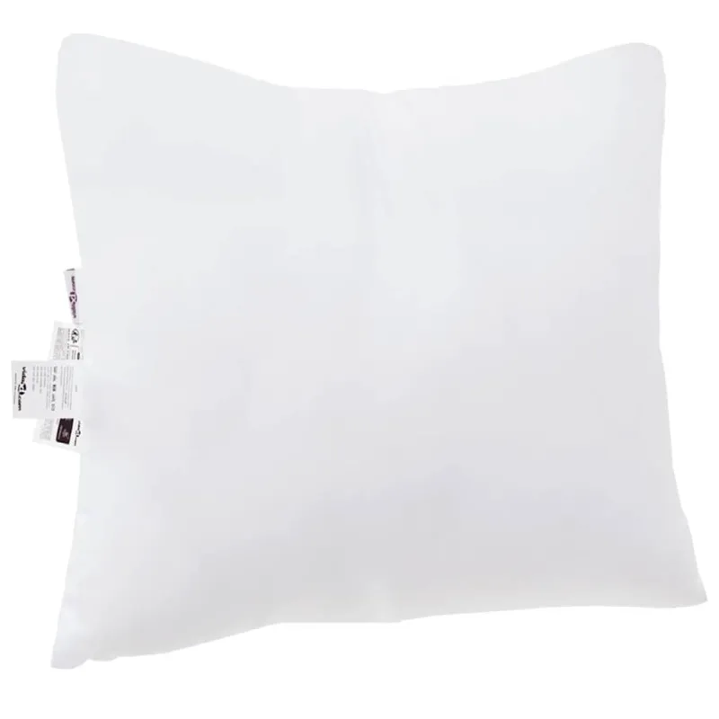 Pagalvė su pagalve 2 pcs Balta 60 x 60 x 20 cm Poliesteris