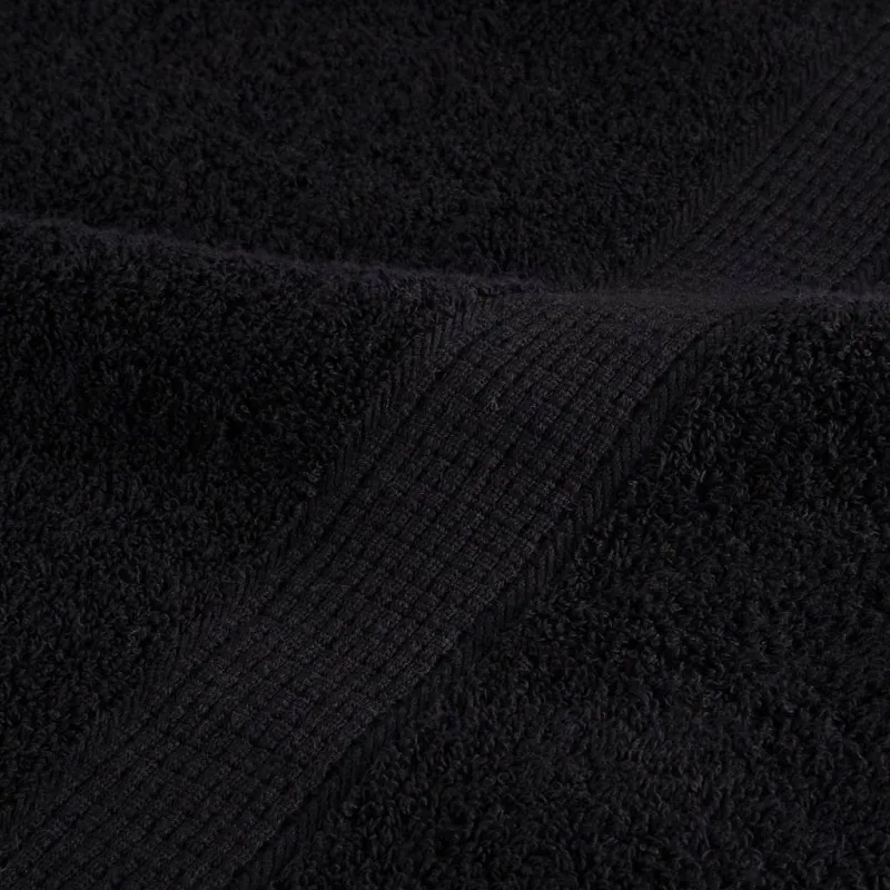 Svečių Rankšluostis SOLUND 50 pcs Juoda 30 x 50 cm 550 gsm