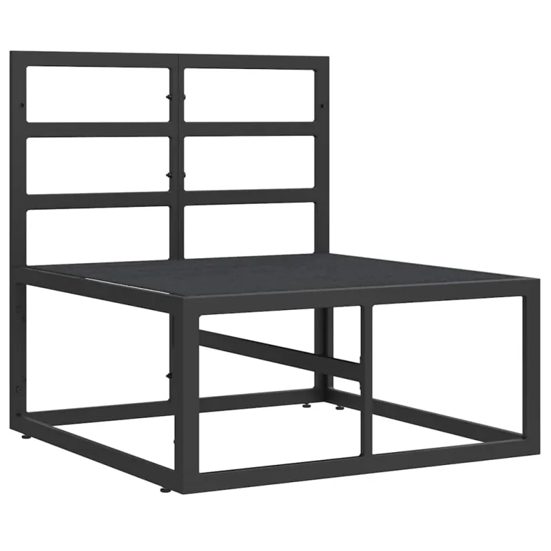 Lauko Baldai Juoda ir Antracitas 70 x 71,5 x 71 cm metalas